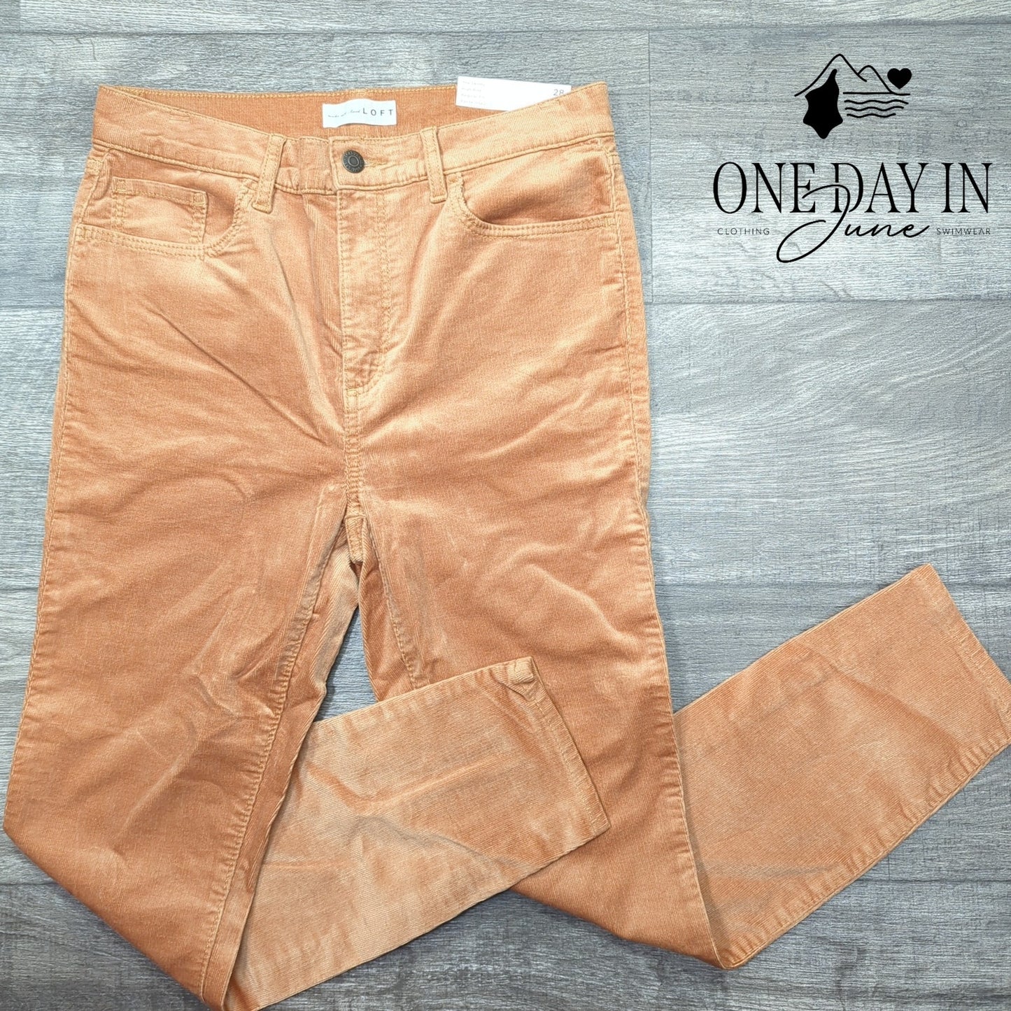 Loft Petite High Rise Skinny Corduroy Pants Size 28 (6)