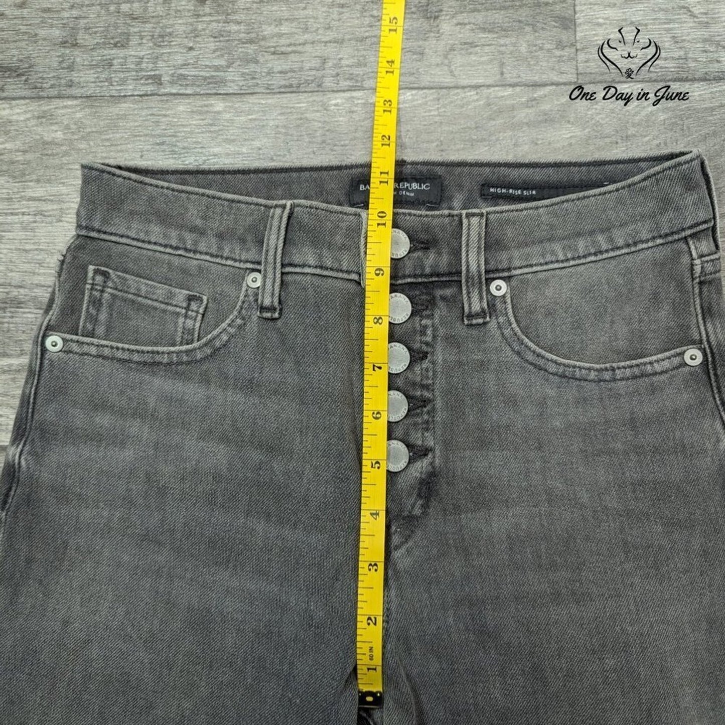 Banana Republic High Rise Slim Jeans Size 26 (2)