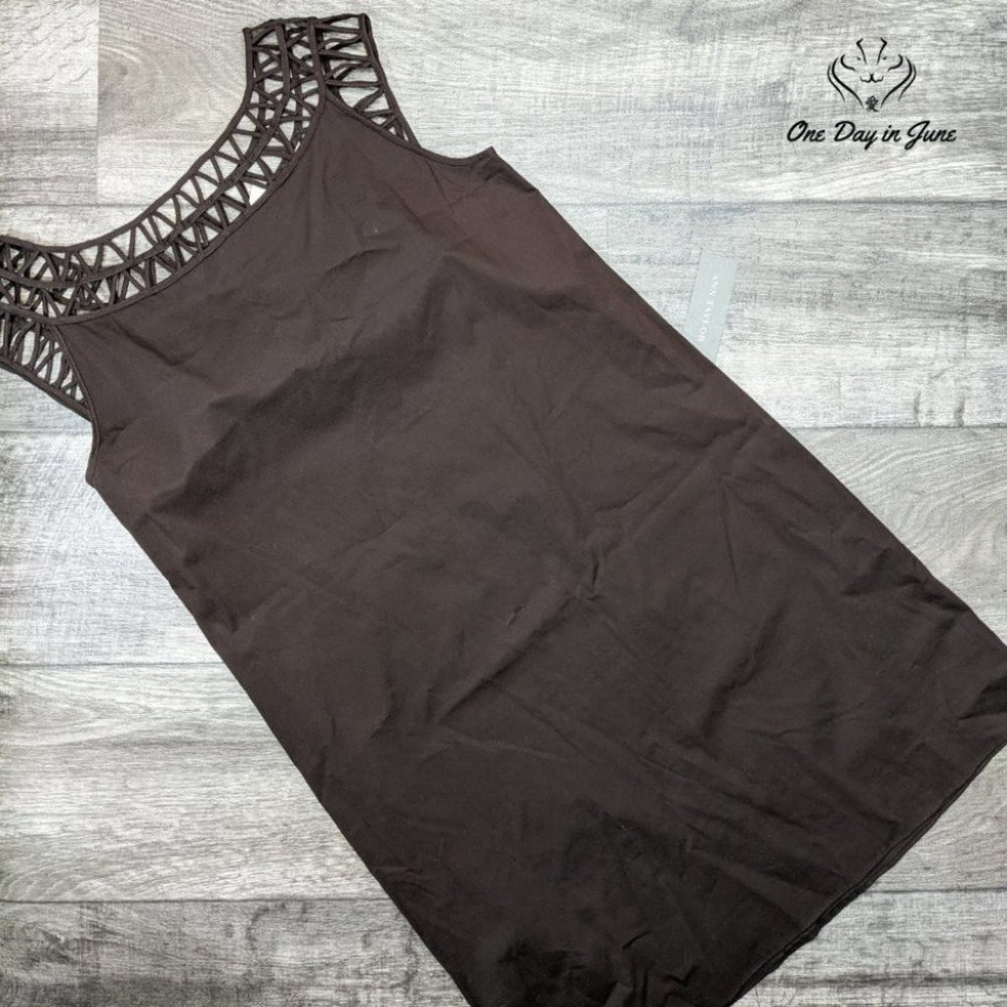 Ann Taylor Women's Cage Top Sleeveless Dress Size 10