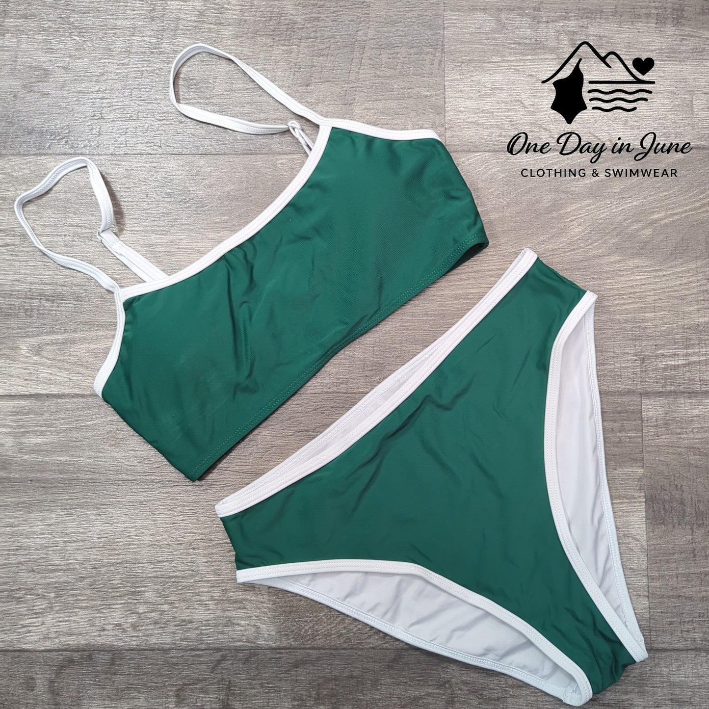 Charmleaks Crop High Cut Bikini Swimsuit Size S