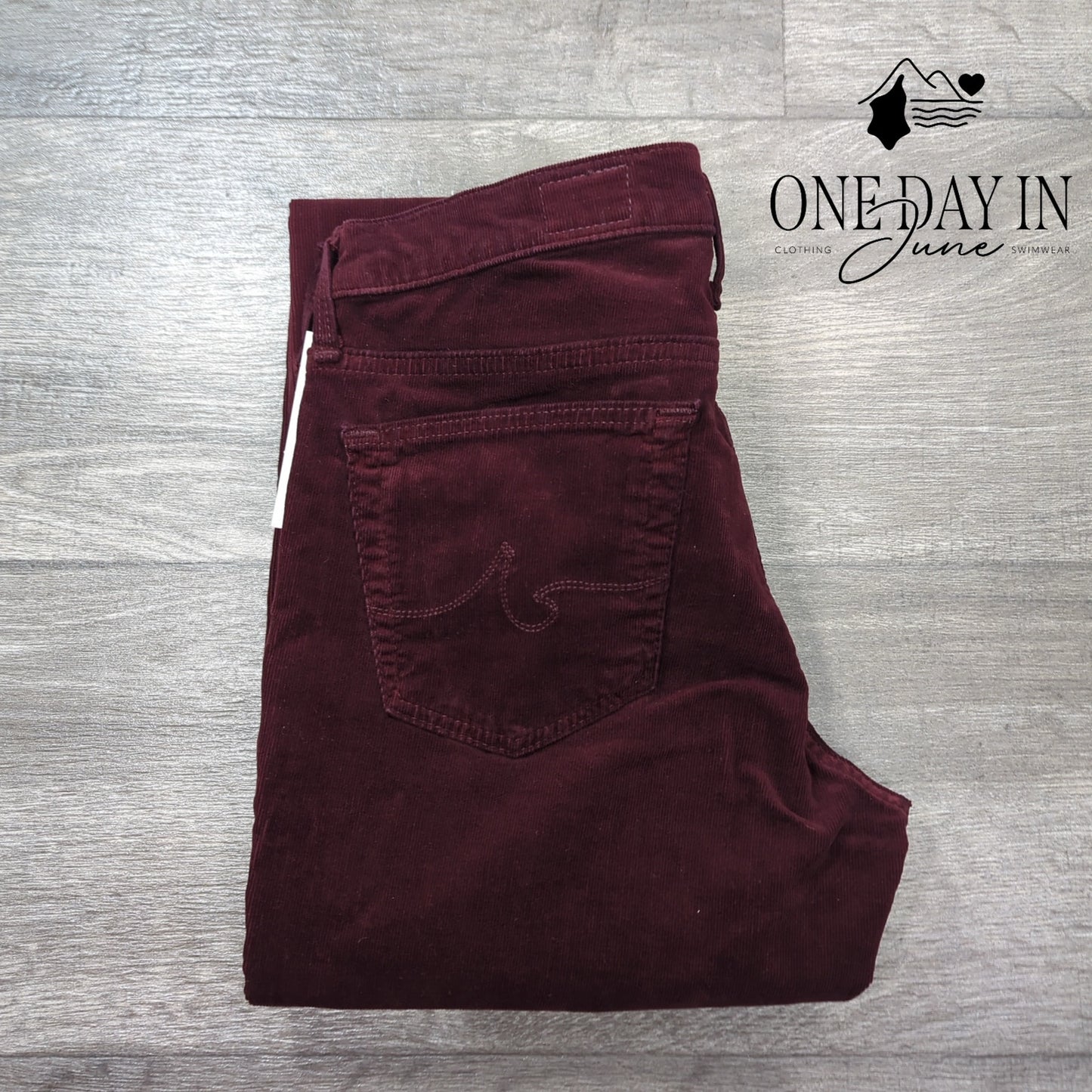 Adriano Goldschmied The Stilt Cigarette Leg Corduroy Pants Size 27 (4)