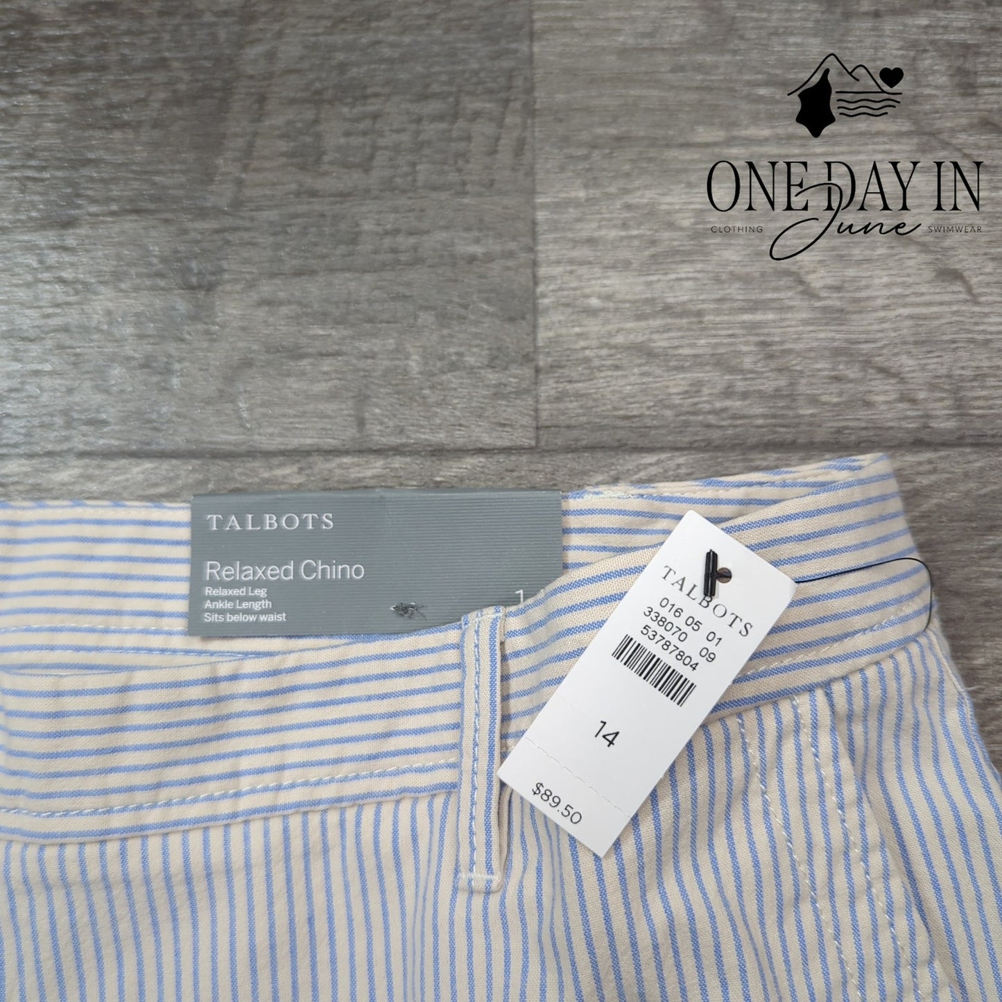Talbots Relaxed Chino Pants Size 14