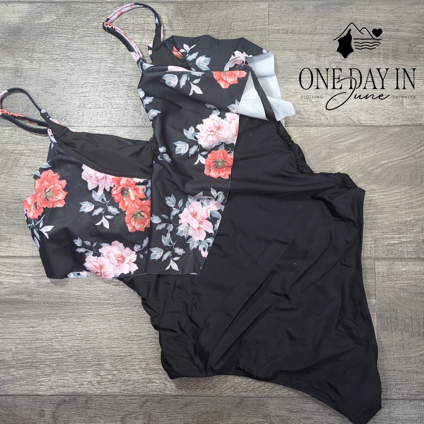 Aleumdr Flounce One Piece Swimsuit Size XXL