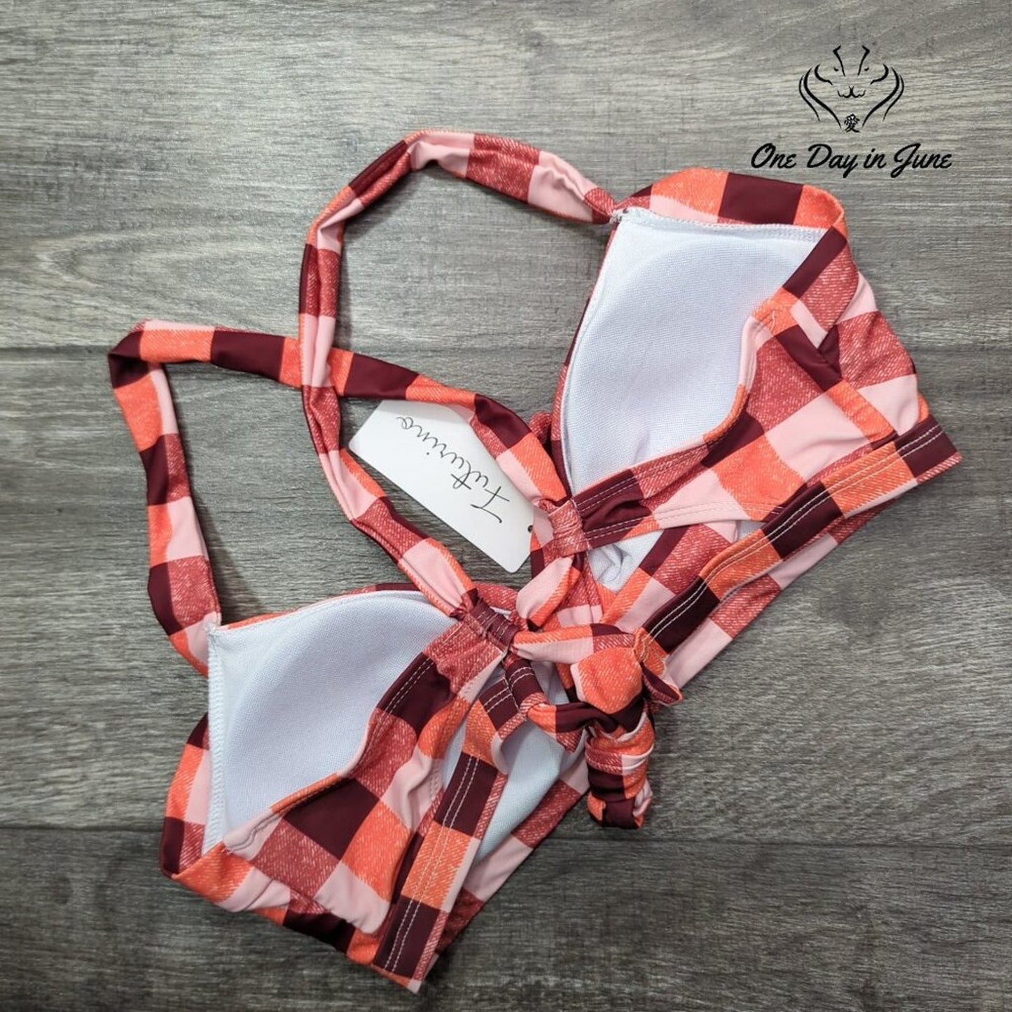 Futurino Crossback Padded Bikini Top Size M