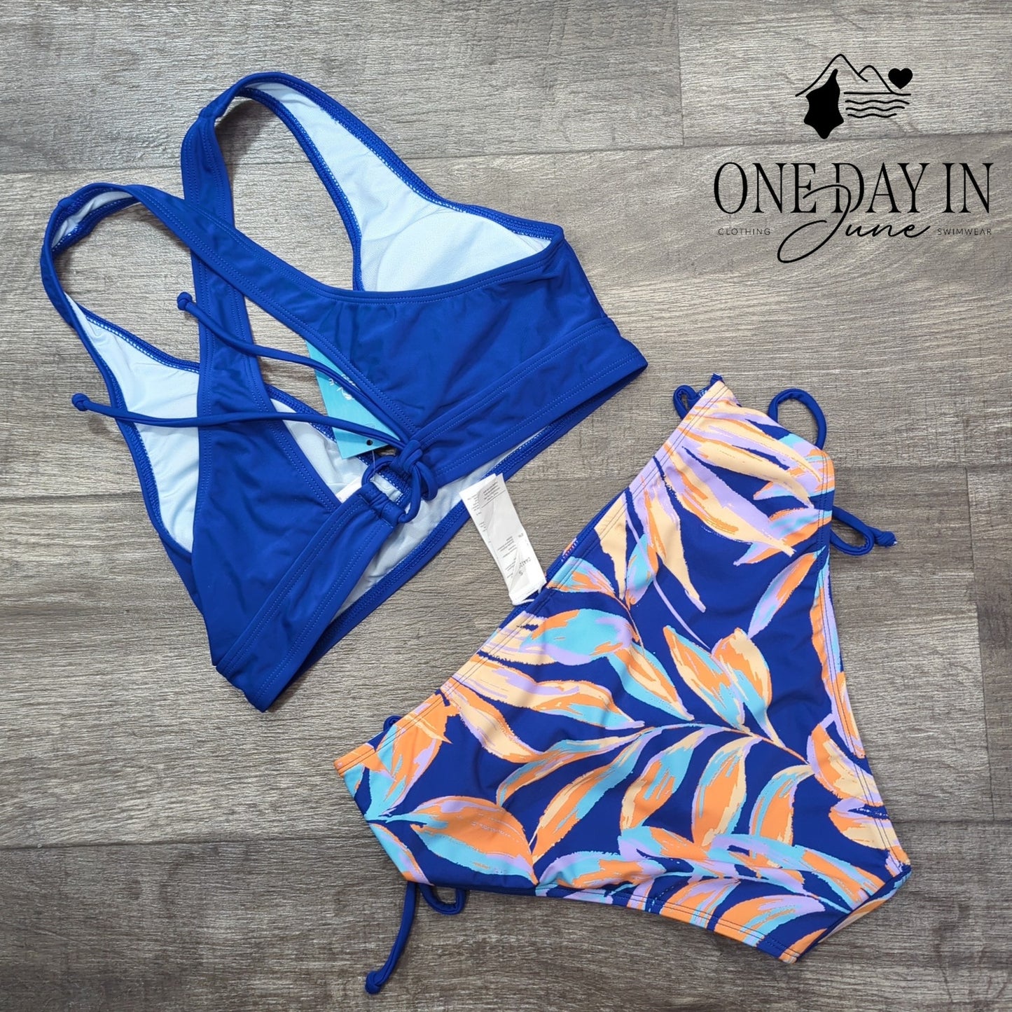 Cupshe Tie Back Tie Side Bikini Swimsuit Size S