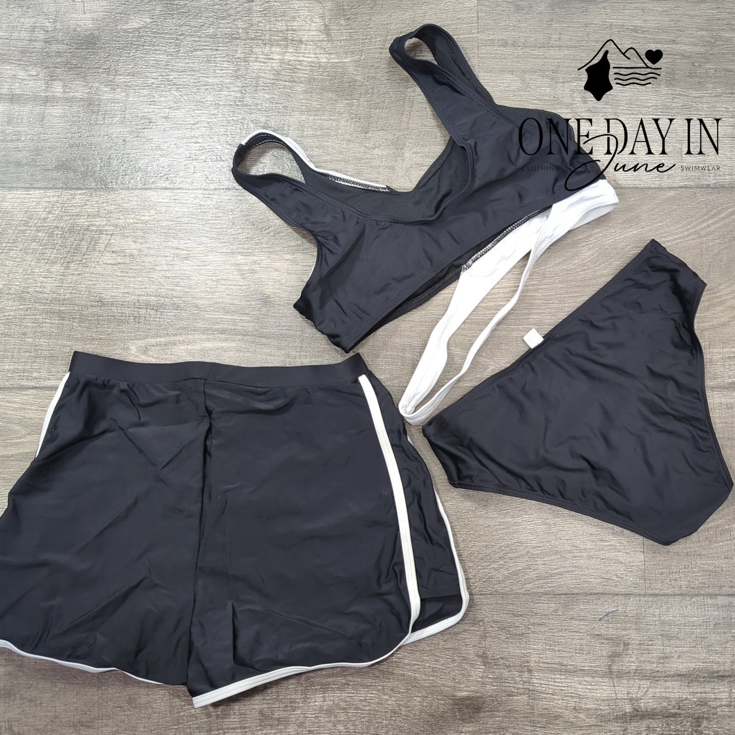 Aleumdr 3 Piece Bikini Swimsuit Size 15-16Y
