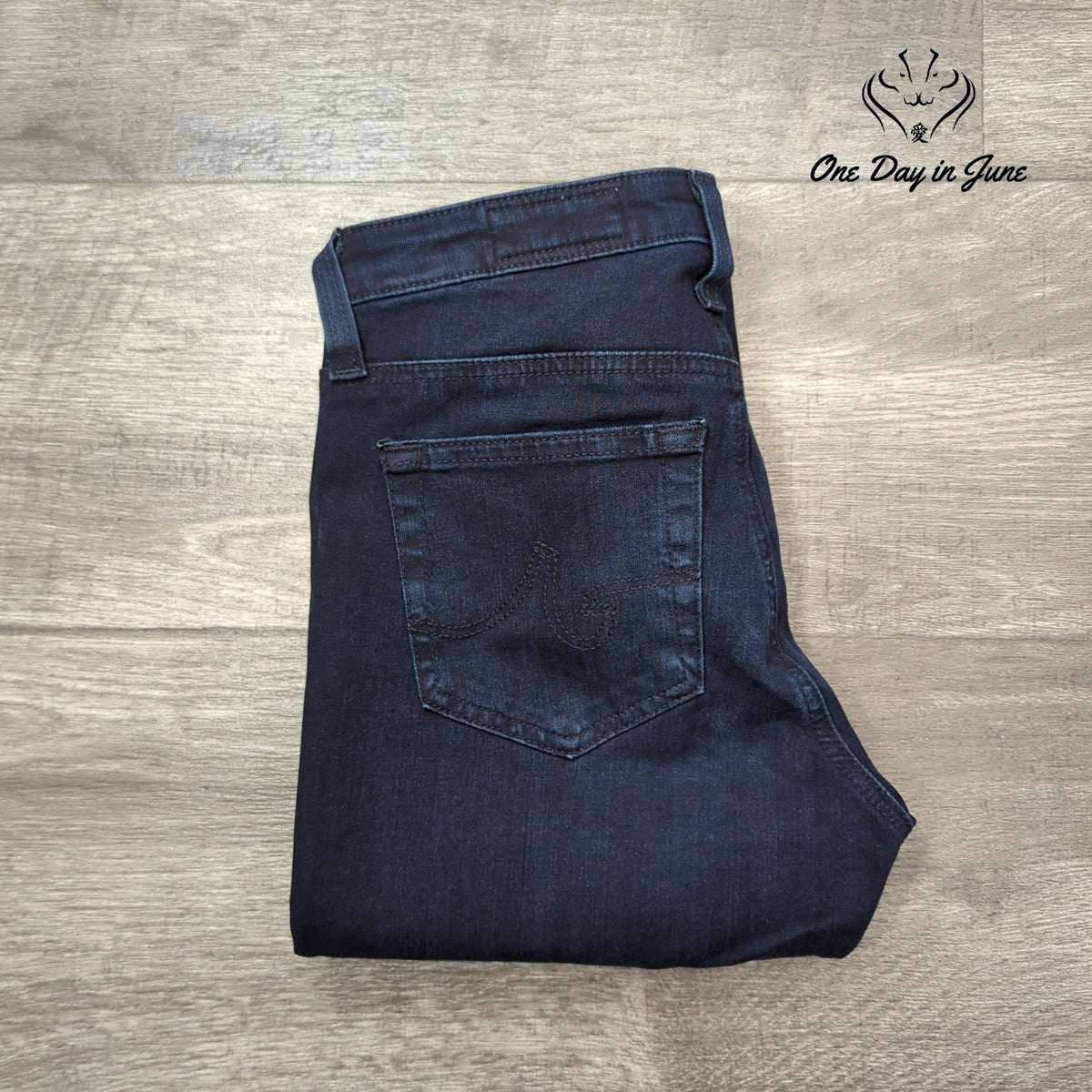 AG Adriano Goldschmied Prima Ankle Cigarette Leg Jeans Dark Wash Size 24 (0)