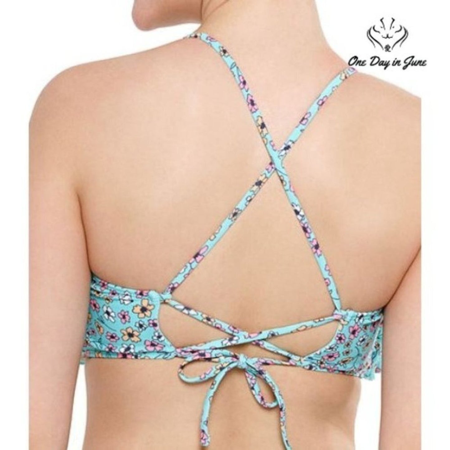 Arizona Jean Co. Juniors Bikini Top Size S