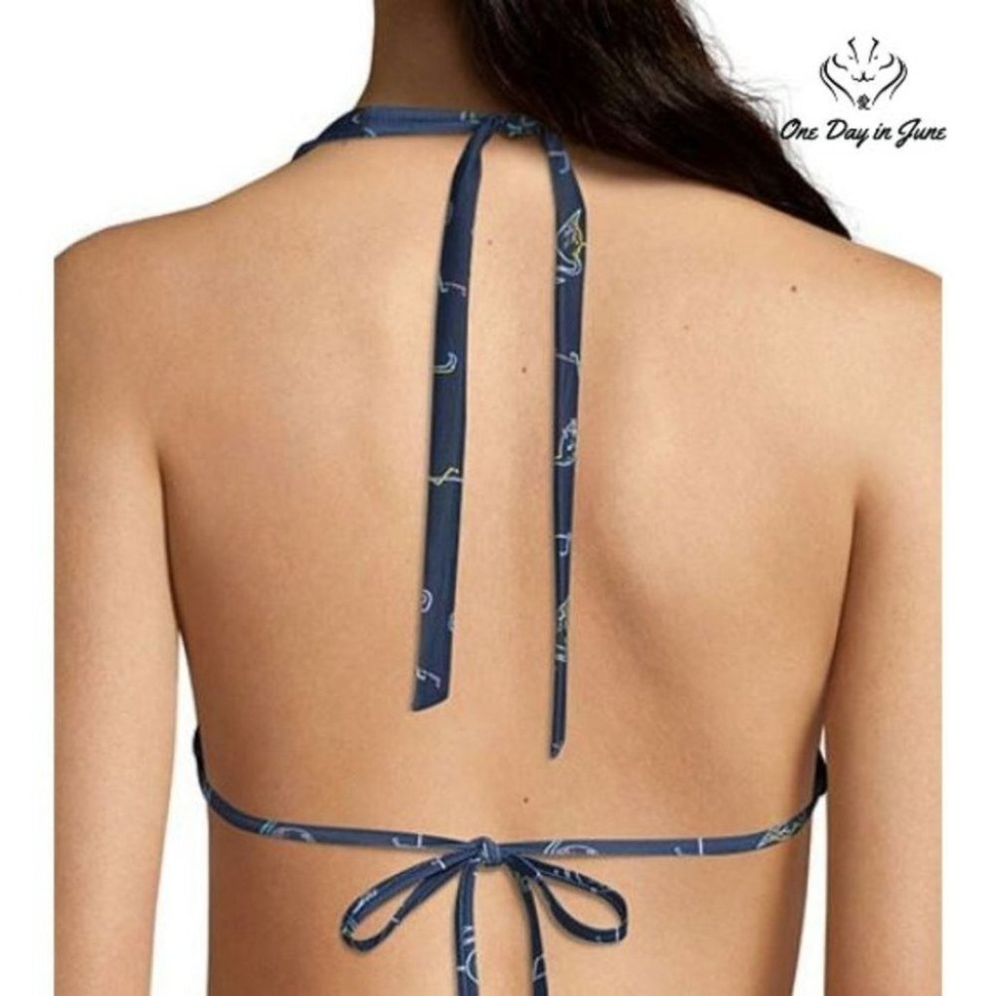 City Streets Juniors Halter Bikini Top Size S