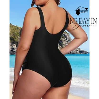Daci Plus Size One Piece Swimsuit Size 26W