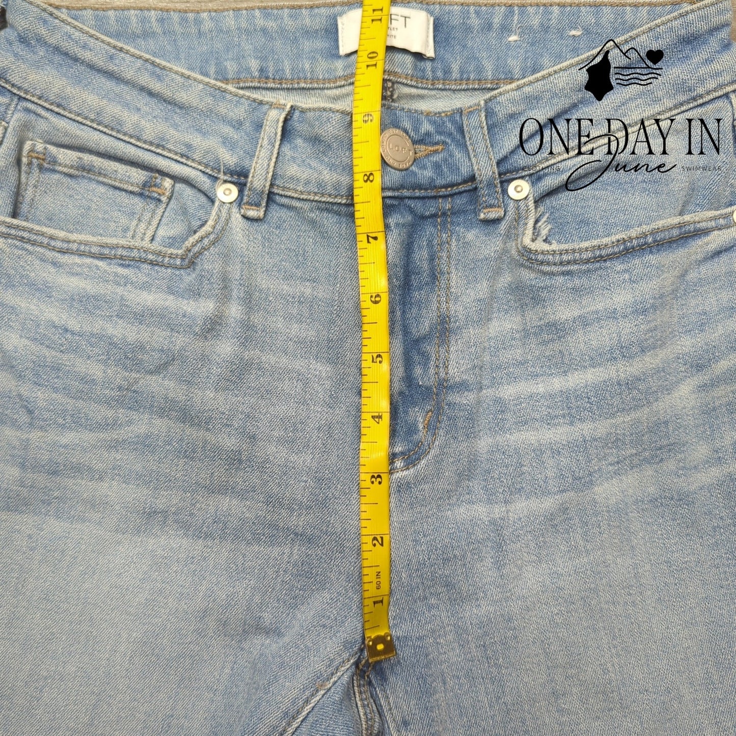 Loft Petite Curvy Skinny Ankle Jeans Size 2P