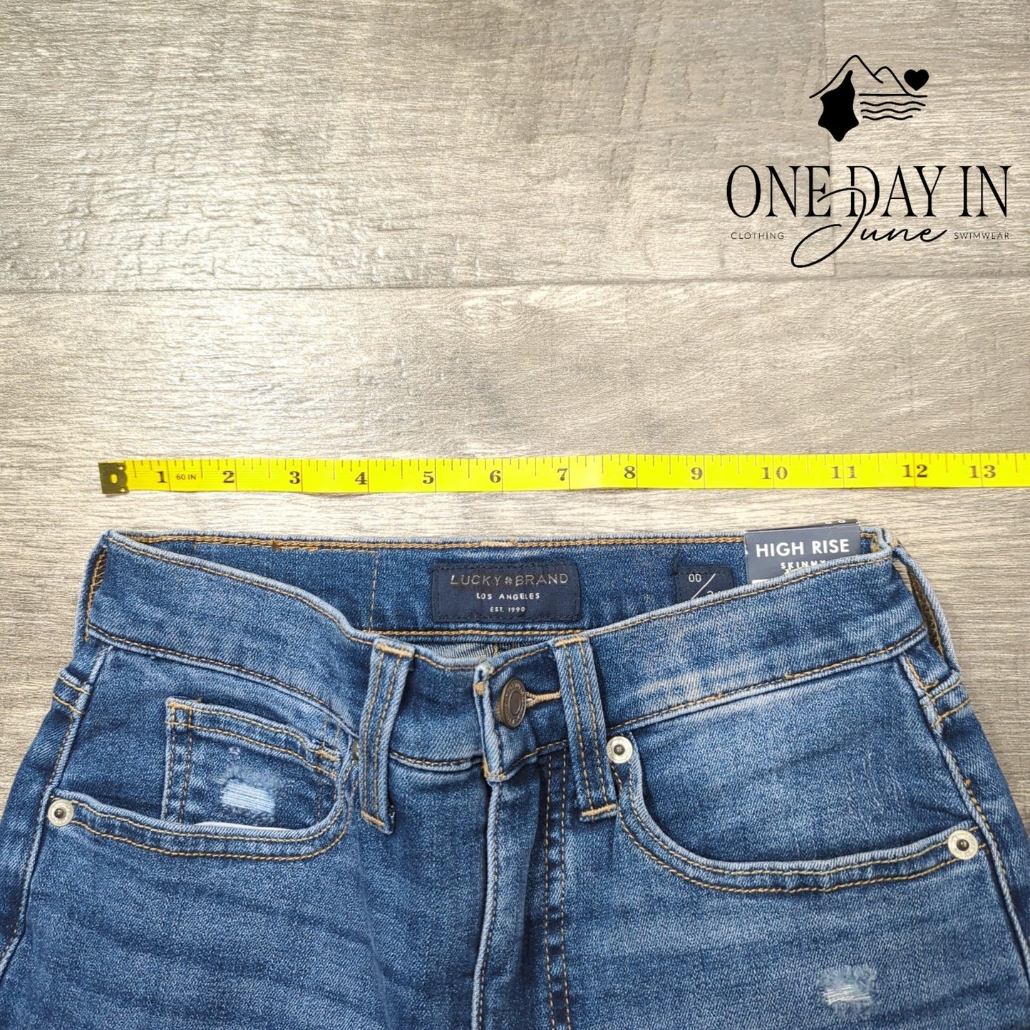 Lucky Brand Bridgette High Rise Skinny Jeans Size 00