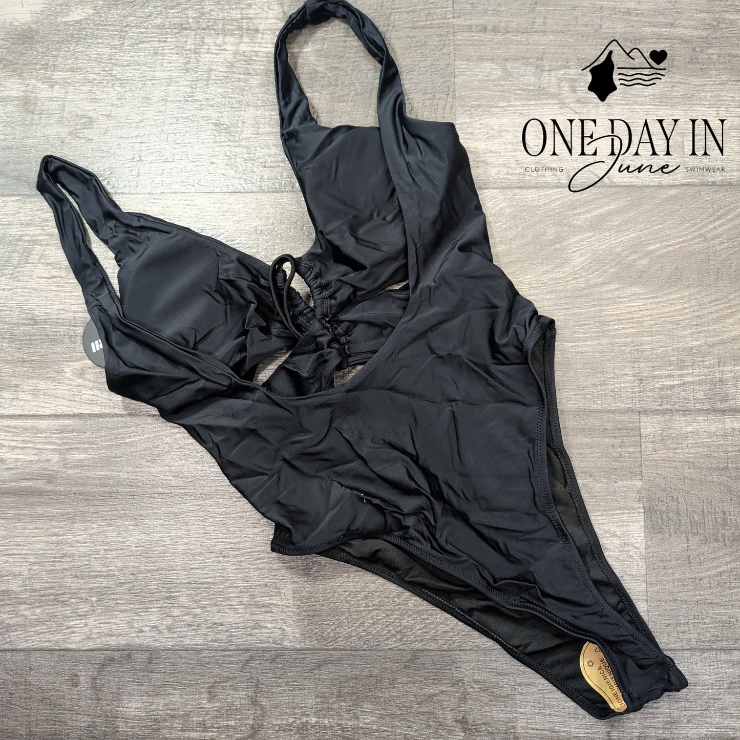 Chyrii Cut Out Thong One Piece Swimsuit Size XL