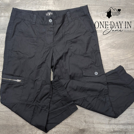 Loft The Original Cropped Cargo Pants Size 6