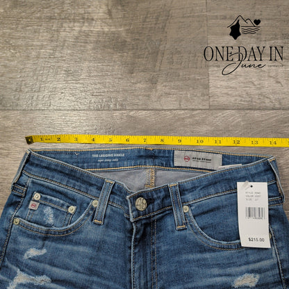 AG Adriano Goldschmied The Legging Ankle Distressed Skinny Jeans NWT Size 4 (27)