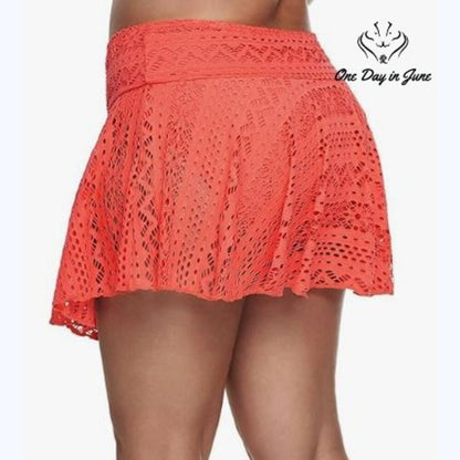 Lopie Crochet Skirted Bikini Bottom Size XXL