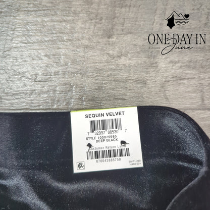 INC International Concepts Sequin Velvet Skinny Leg Pants Size 4