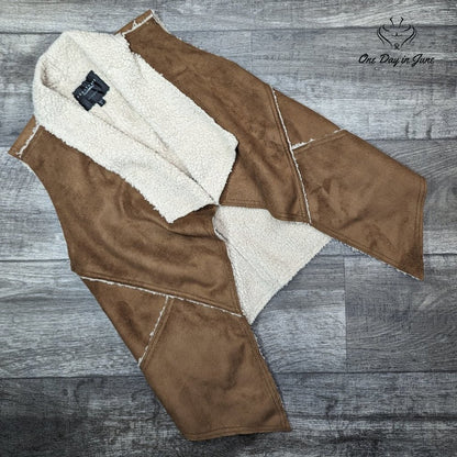 Sanctuary Fleece Lined Vest Size S