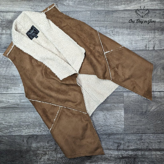 Sanctuary Fleece Lined Vest Size S