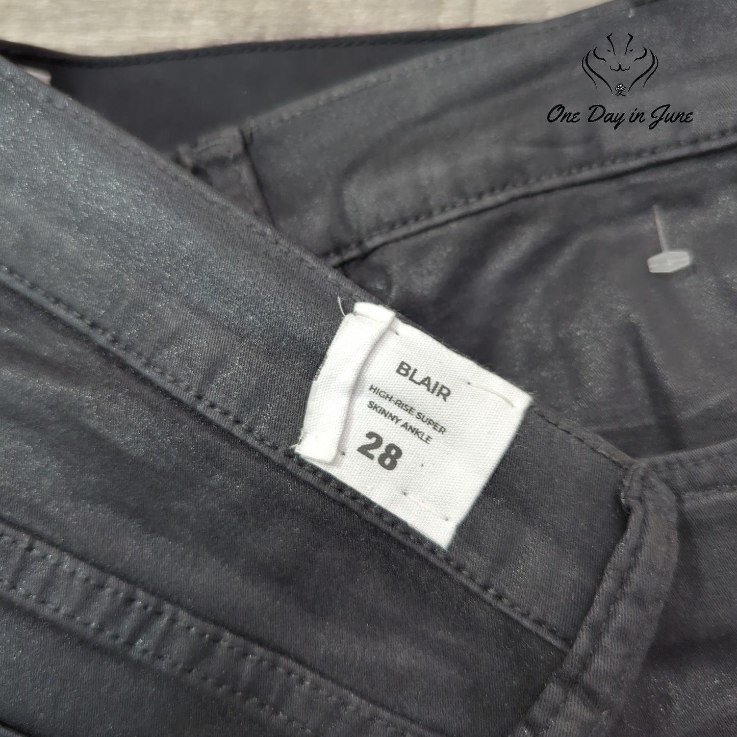 Hudson Blair High Rise Super Skinny Ankle Jeans Size 28 (6)