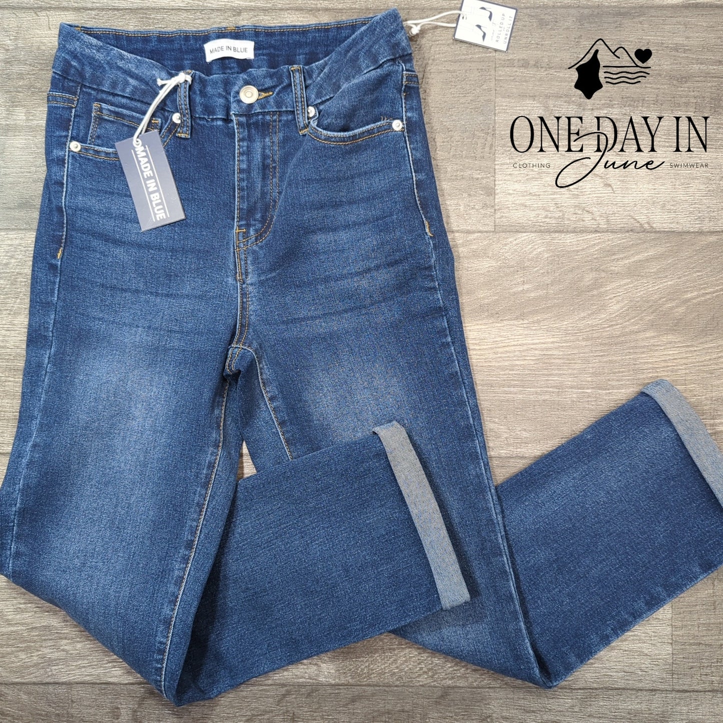 Made In Blue Crop Jeans Size 0