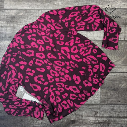 Worthington Long Sleeve Button Down Blouse Size L