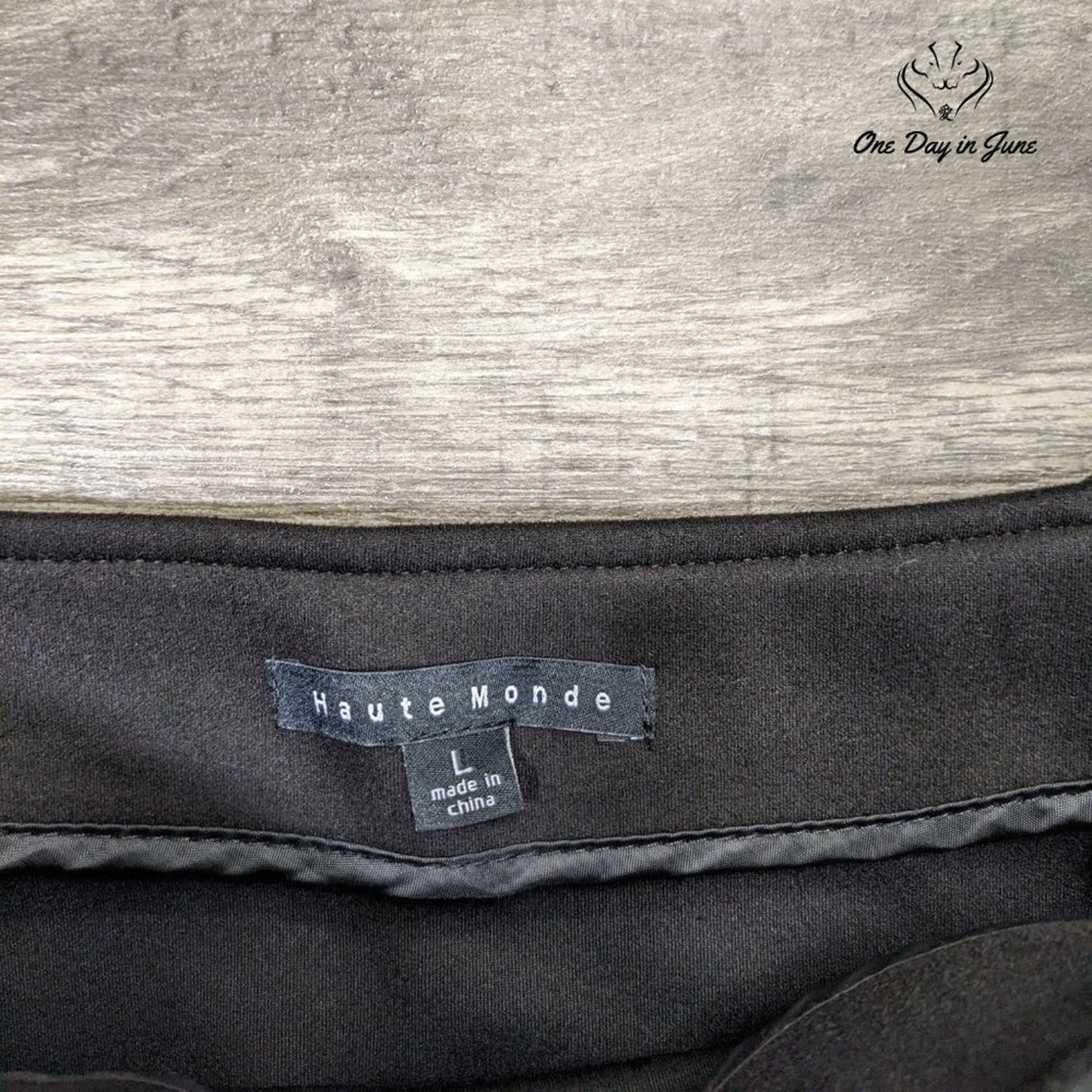 Haute Monde Snap Belt Faux Suede Mini Skirt Size L