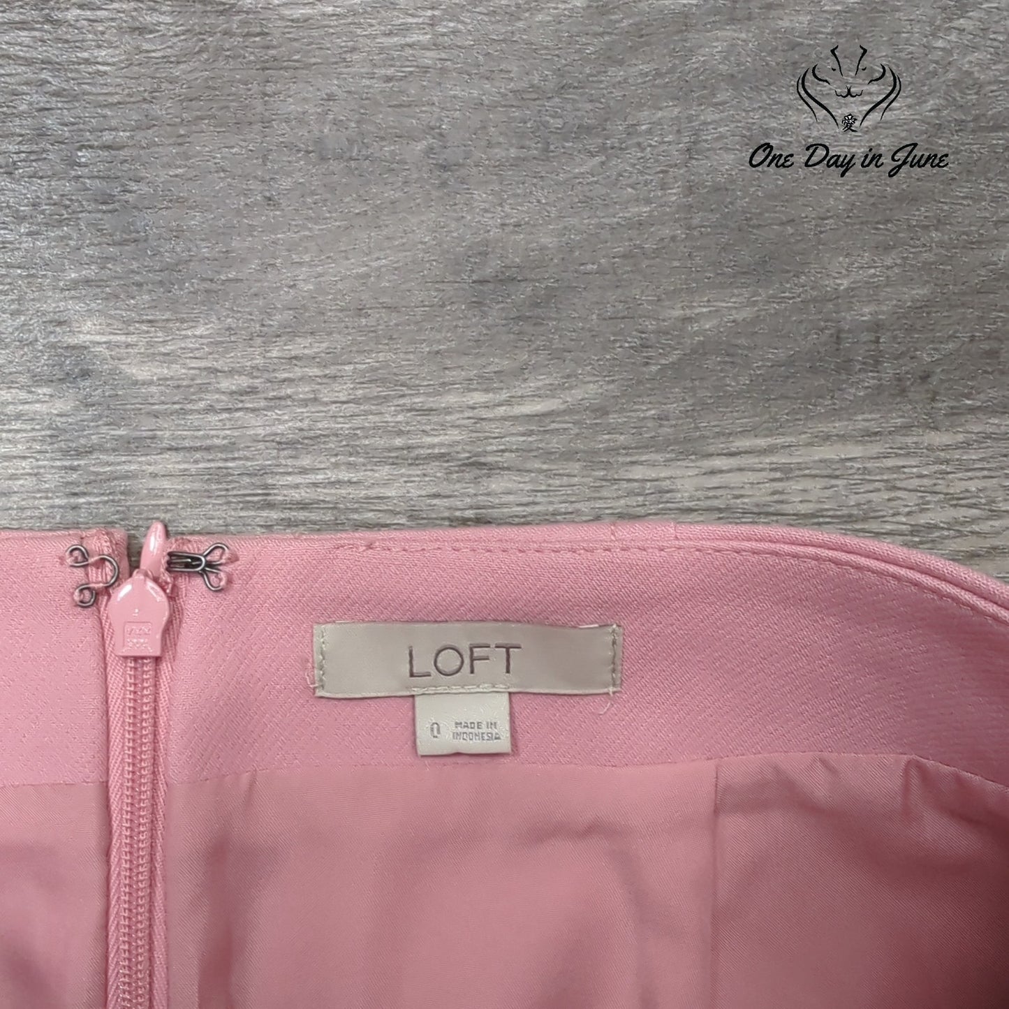 Loft Zipper Accent Mini Skirt Size 0