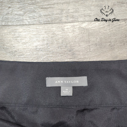 Ann Taylor Silk Knee Length Skirt Size 14