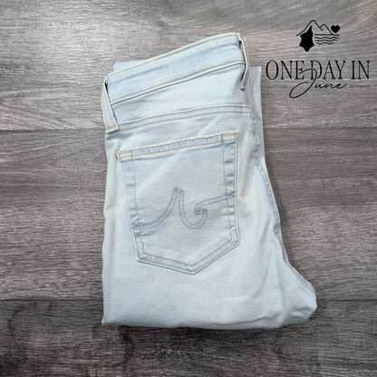 AG Adriano Goldschmied The Prima Roll Up Straight Jeans Size 4 (27)