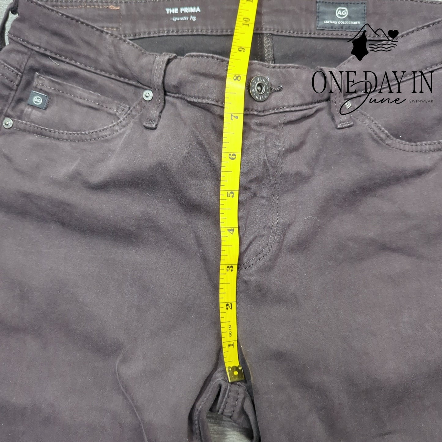 AG Adriano Goldschmied The Prima Cigarette Leg Jeans Size 27 (4)