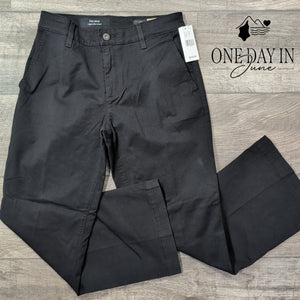 AG Adriano Goldschmied The Layla Cropped Flare Trouser Pants Black NWT Size 4