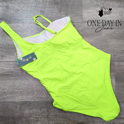 Blooming Jelly Mesh Cut Out One Piece Size M