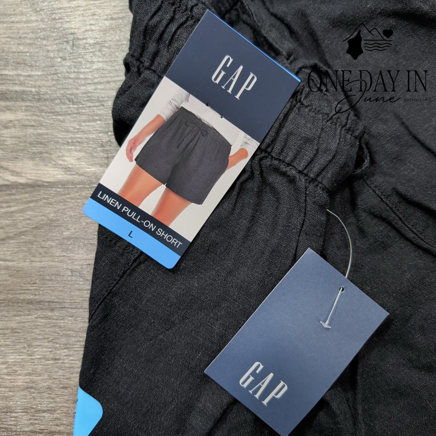 Gap Linen Pull On Shorts Size L