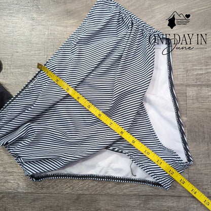 Adisputent High Waist Flounce Bikini Swimsuit Size M