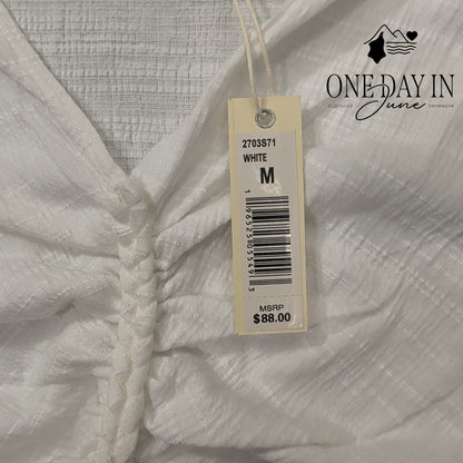 Max Studio Sleeveless Drawstring Top Size M