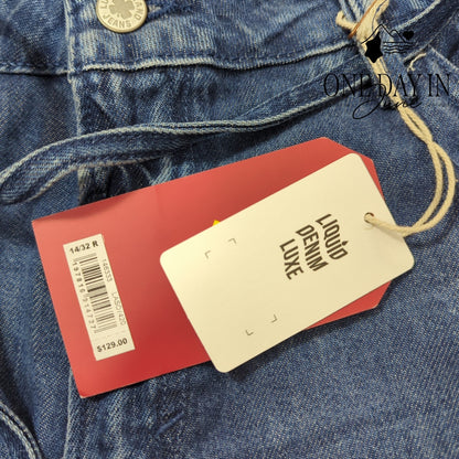Lucky Brand Palazo Liquid Denim Wide Leg Jeans Size 14