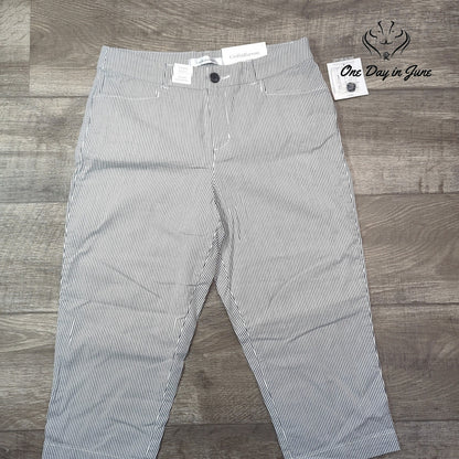 Croft & Barrow Comfort Waist Mid Rise Capri Pants Size 12