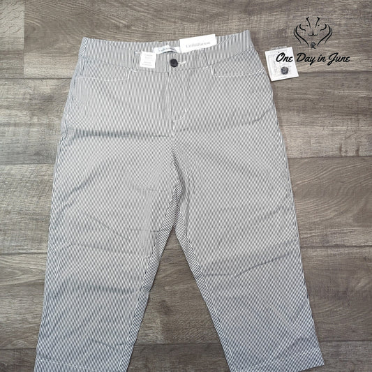 Croft & Barrow Comfort Waist Mid Rise Capri Pants Size 12
