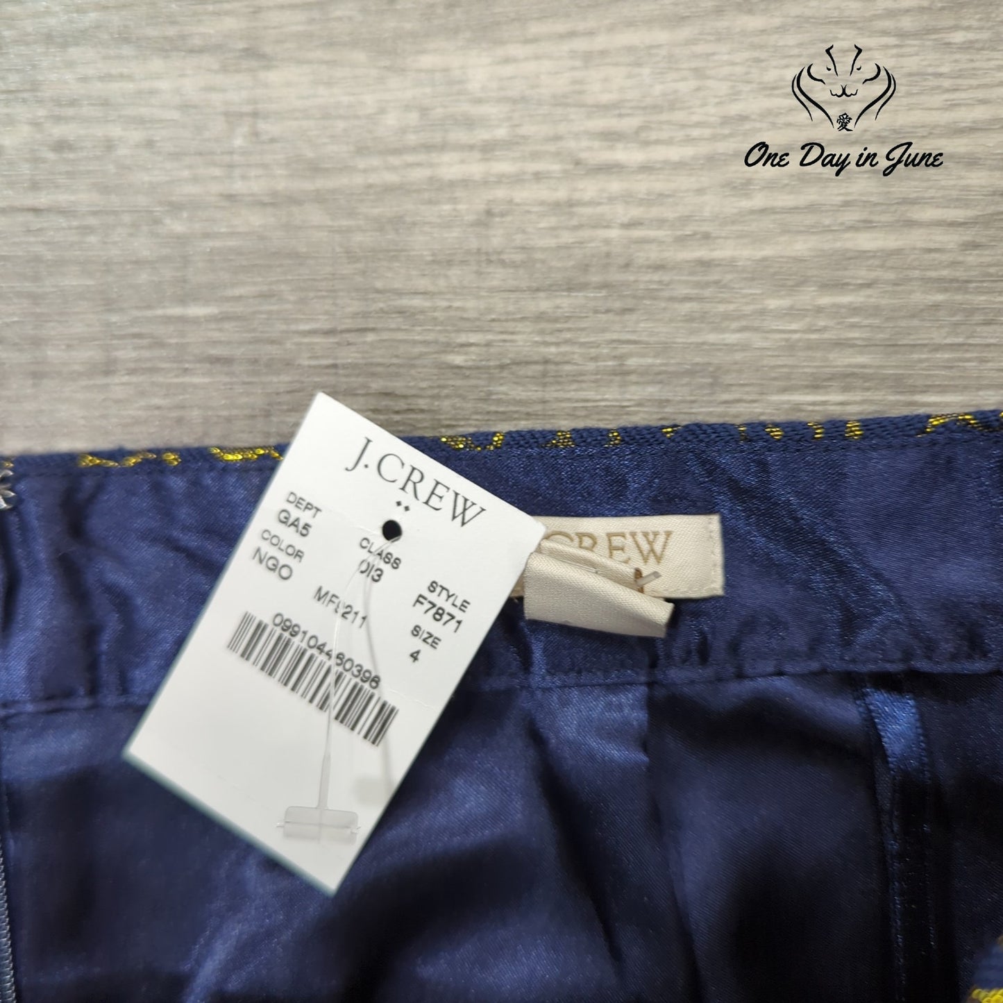 J.Crew Textured Mini Skirt Size 4