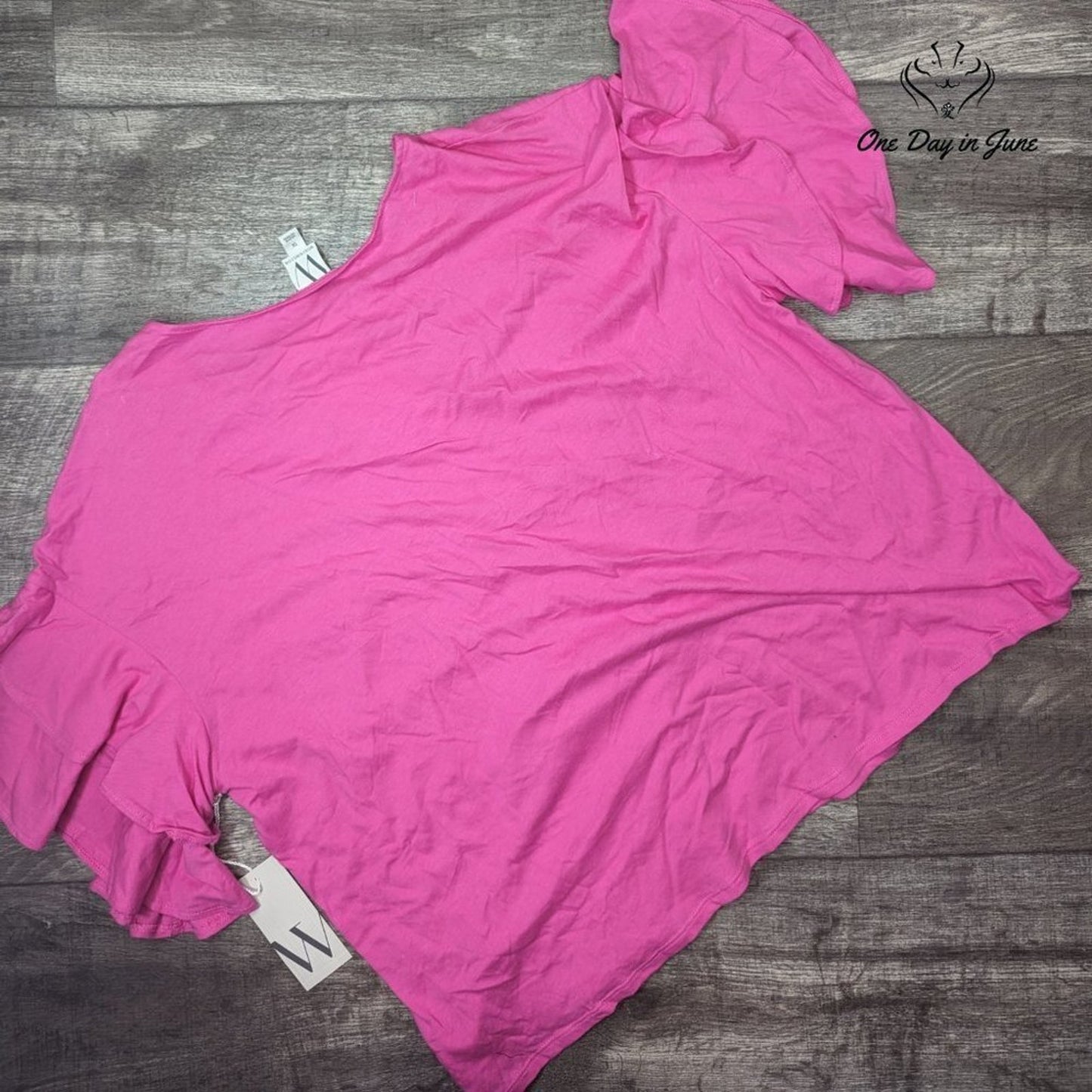 Worthington Plus Size Ruffle Sleeve Top Size 1X