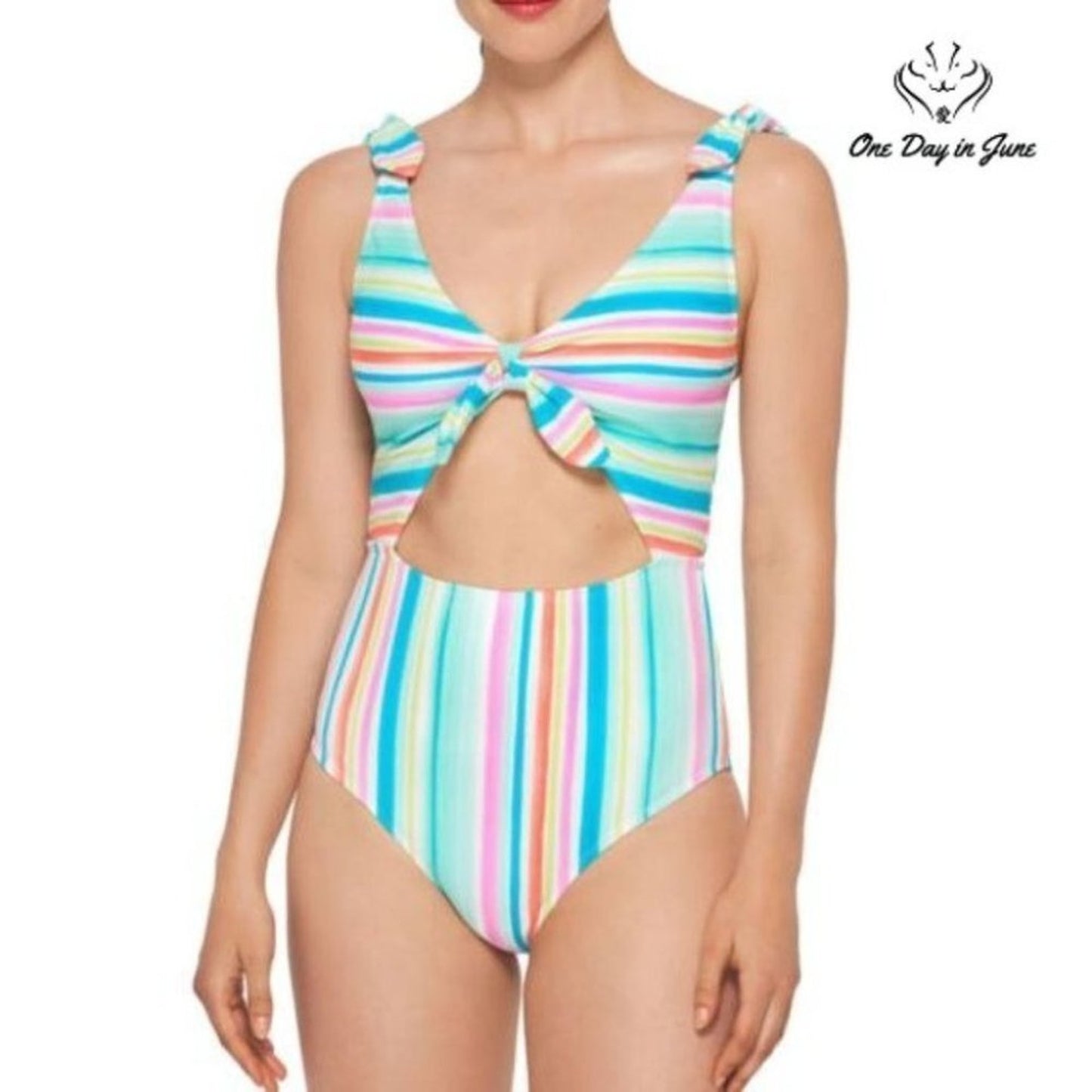 Arizona Jean Co. Striped One Piece Size S