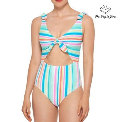 Arizona Jean Co. Striped One Piece Size S