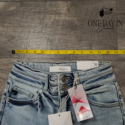 KanCan Juniors Southern Fancy Straight Fit Jeans Size 3