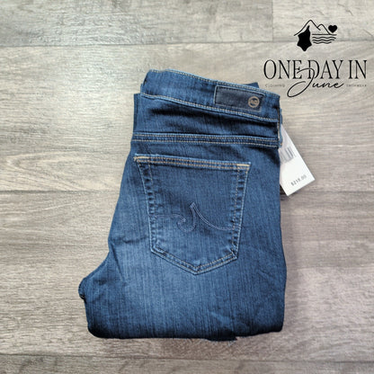 AG Adriano Goldschmied The Legging Ankle Super Skinny Jeans Raw Hem NWT Size 4