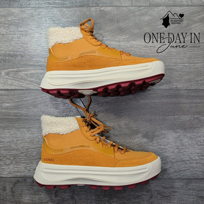 Sorel Callsign Horizon Mid GTX Waterproof Boots Canyon Gold NWT Size 6
