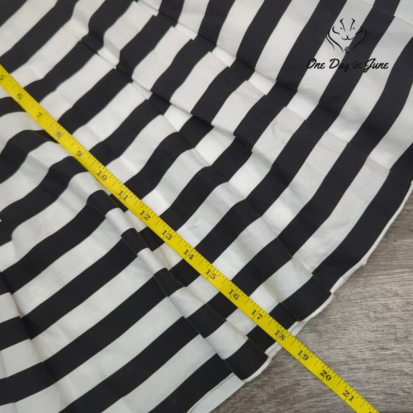 Gianni Bini Striped A Line Mini Skirt Size XS