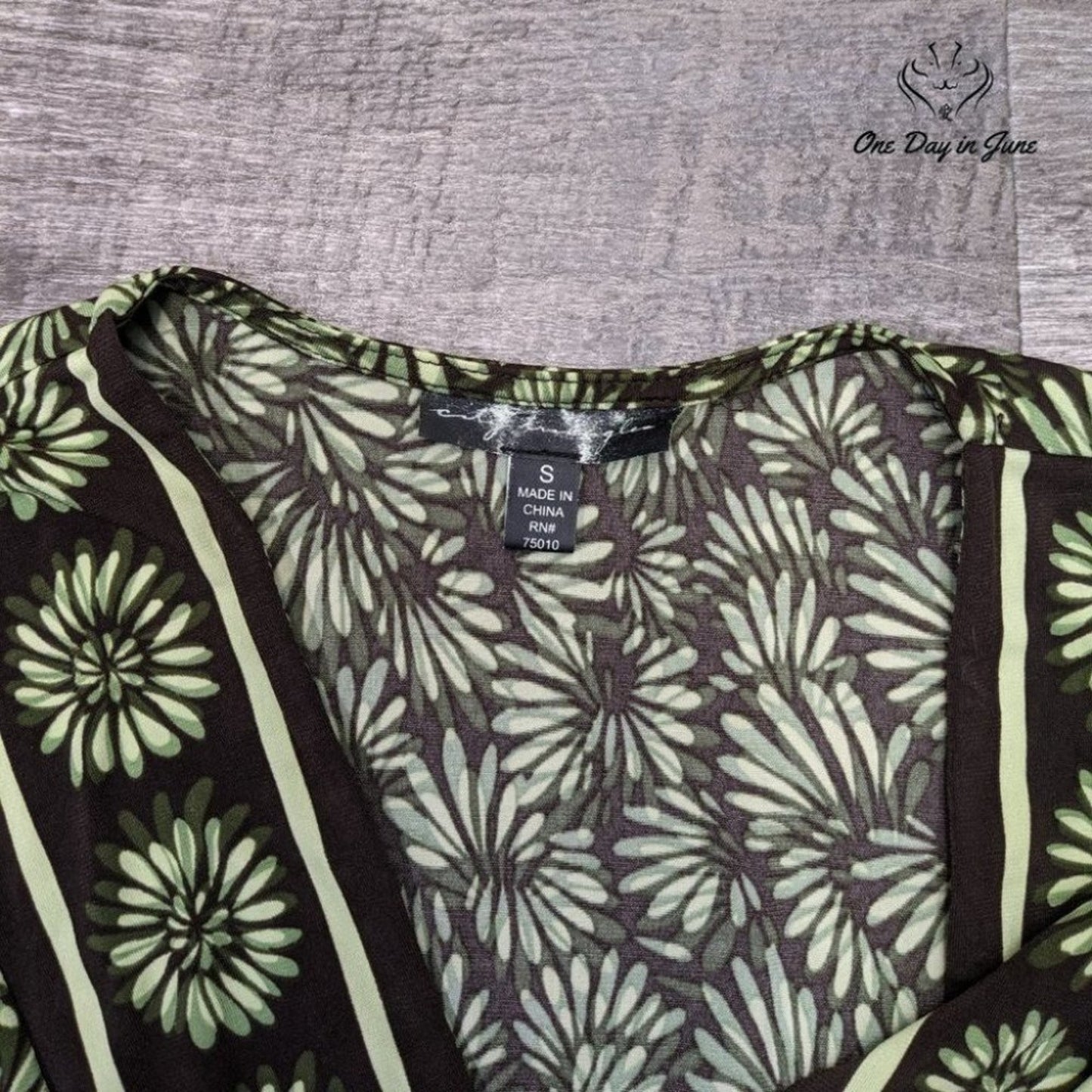 City Triangles Sleeveless Tie Floral Dress Size S