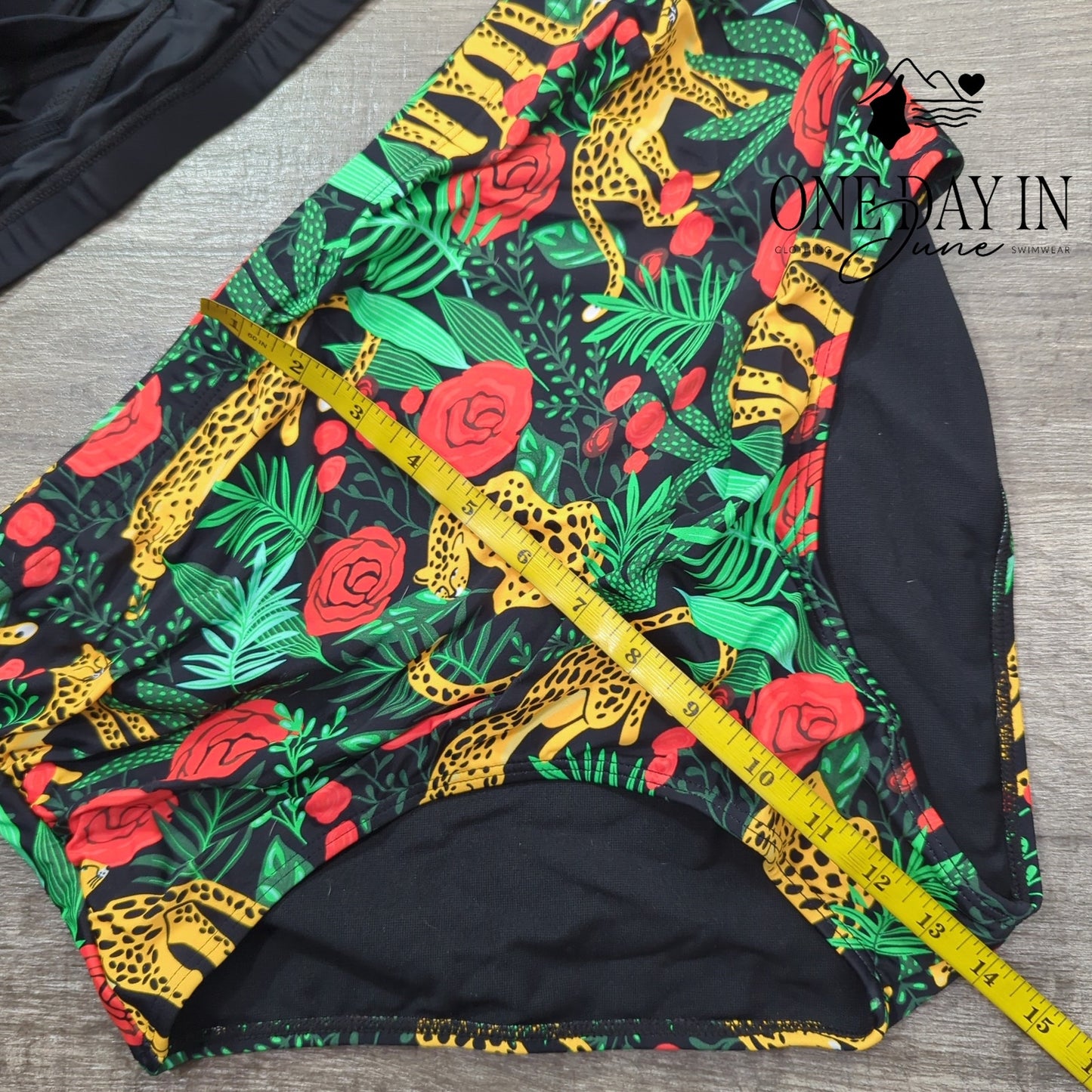 Angerella Halter Molded Cup High Waist Bikini Swimsuit Size XL