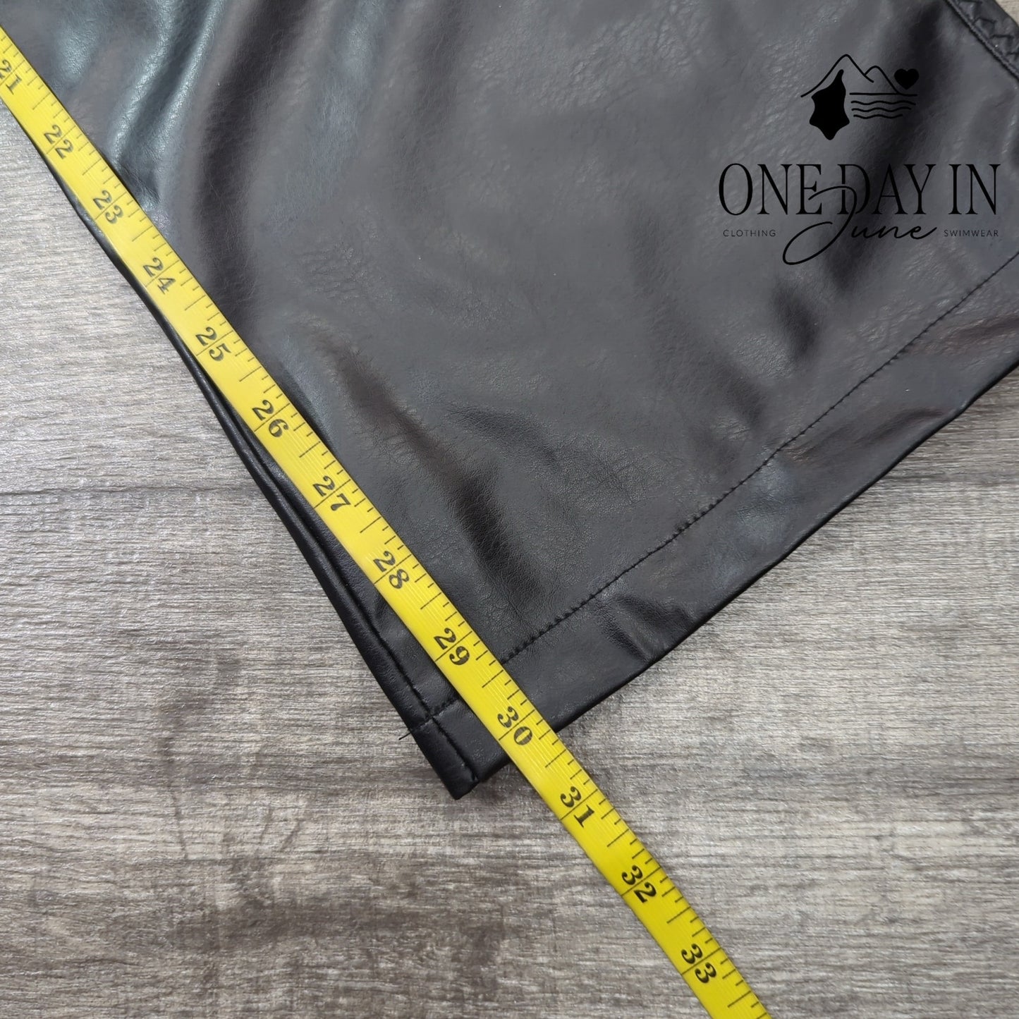 Louise Paris Vintage Lace Up Faux Leather Pants Size 10